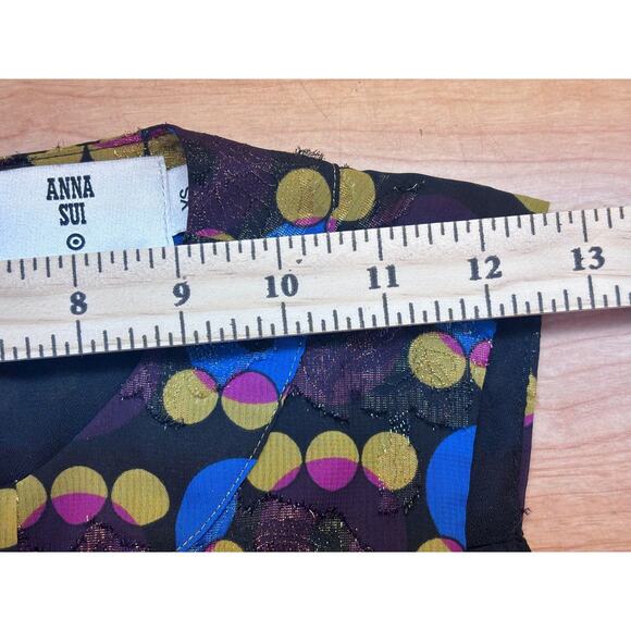 Anna Sui X Target Collab Mod Geometric Sleeveless Sheath Dress Women's XS - Picture 6 of 8